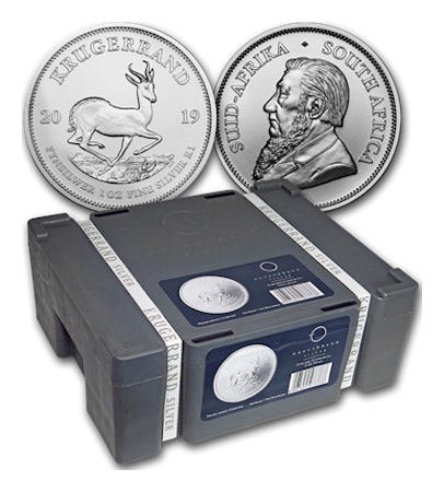 Effectief totaal Kansen Krugerrand monsterbox 500 zilveren munten bestellen?