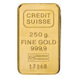 Goud Credit Suisse 250 gr