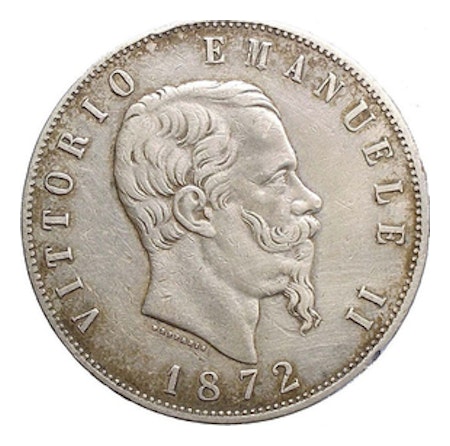 Luik leven Tientallen 5 Lire - Victor Emmanuel II 1872 Roma kopen of verkopen?