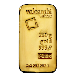 250 gram goud - kwart kilo - valcambi