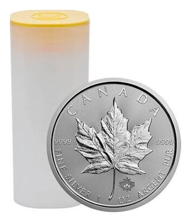 Acheter un tube Maple Leaf de 25 pièces d'argent ?